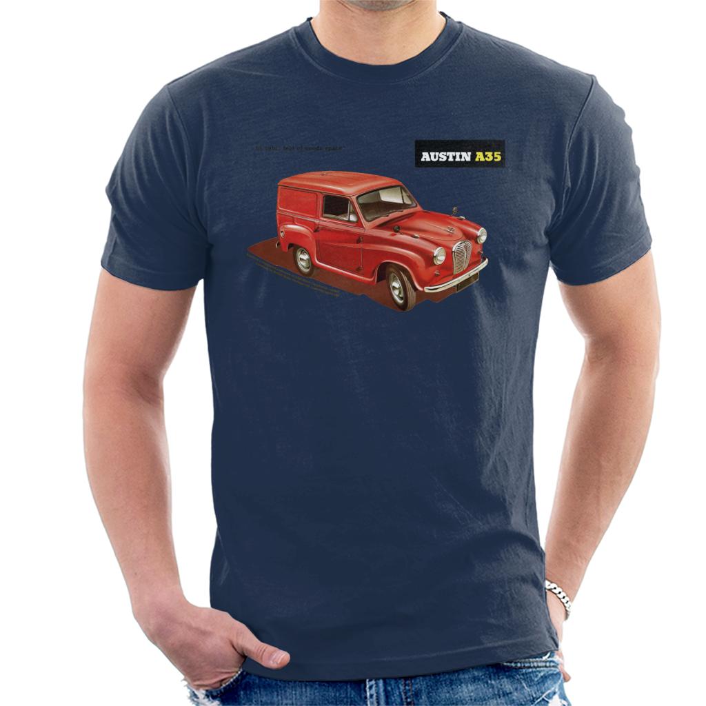 British Motor Heritage Austin A35 Retro Ad Men's T-Shirt product image 1