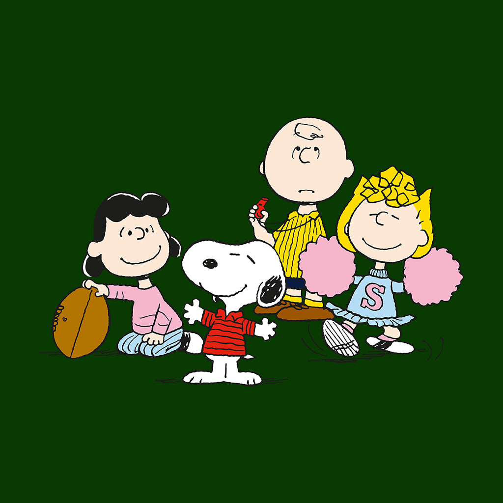 Peanuts NFL Cheer Snoopy & Gang Men's T-Shirt product image 2