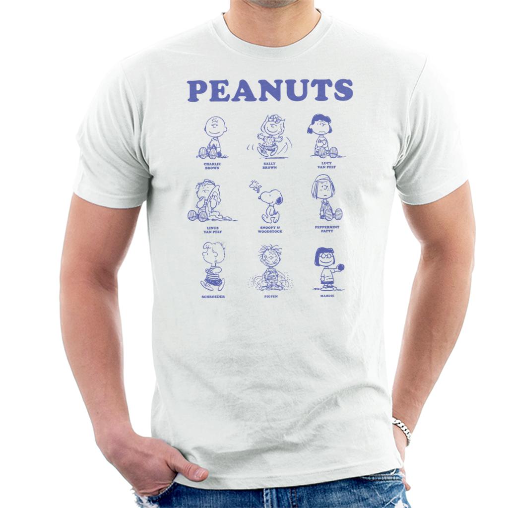 Peanuts Character Sketches Men's T-Shirt product image 1