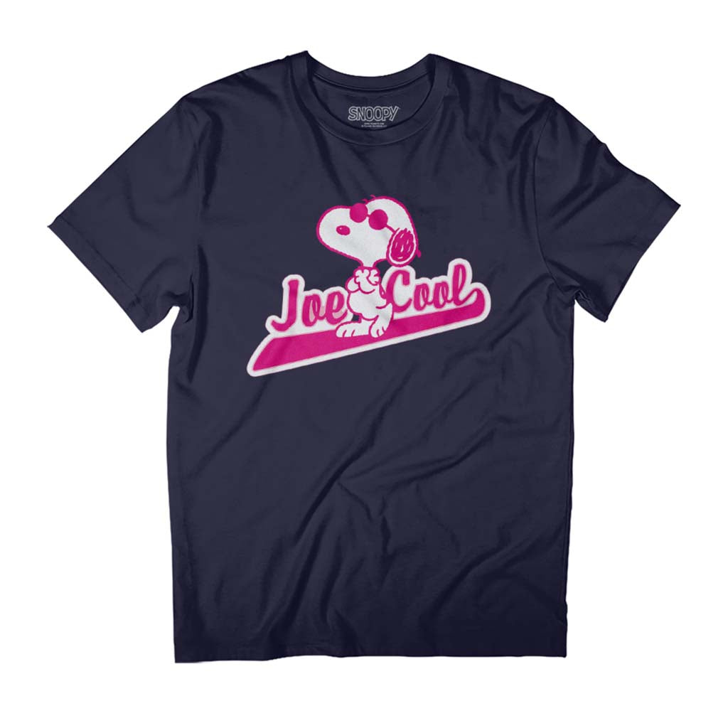 Peanuts Joe Cool Snoopy Baseball Text Men's T-Shirt product image 1