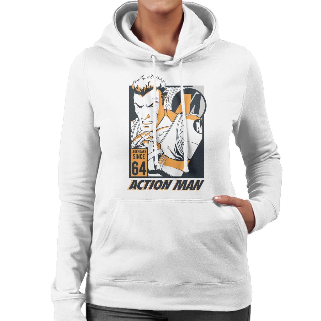 Action Man Legendary Since 64 Women's Hooded Sweatshirt product image 1
