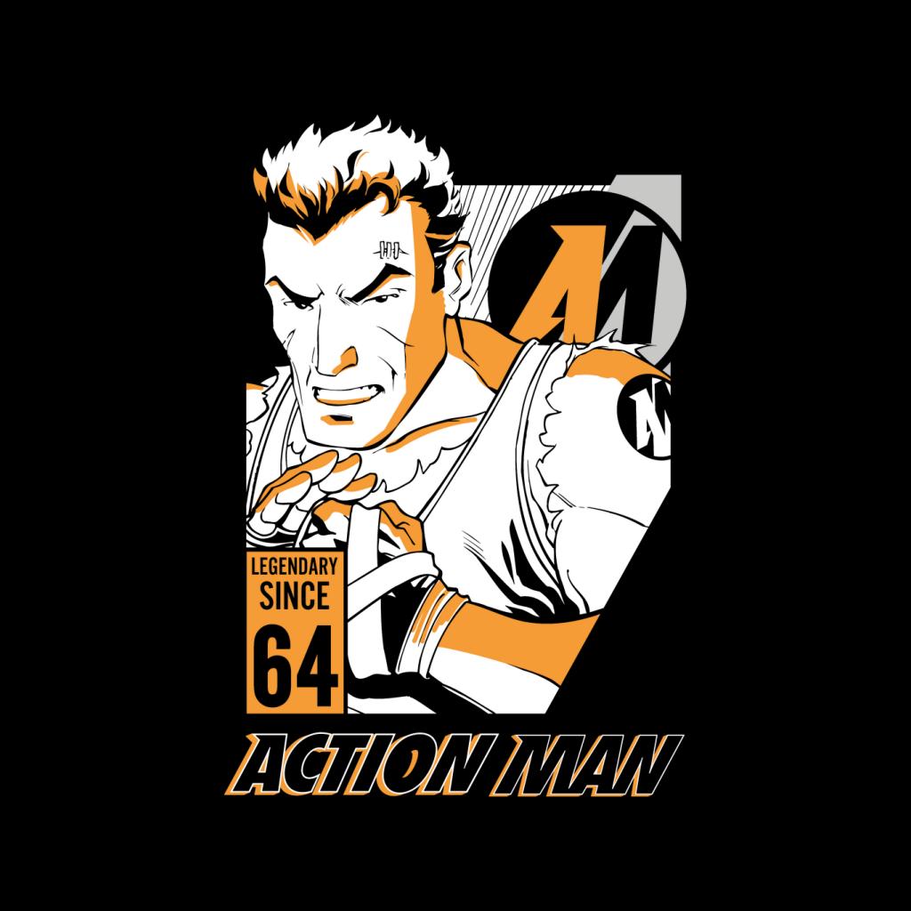 Action Man Cartoon Fight Pose Men's T-Shirt product image 2