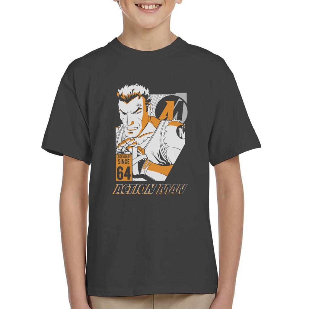 Action Man Cartoon Fight Pose Kid's T-Shirt product image 4