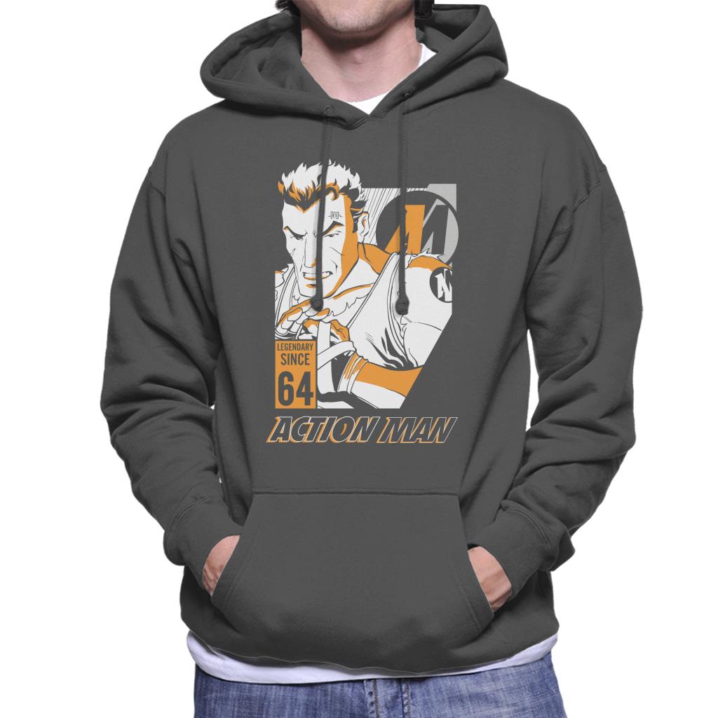 Action Man Cartoon Fight Pose Men's Hooded Sweatshirt product image 4