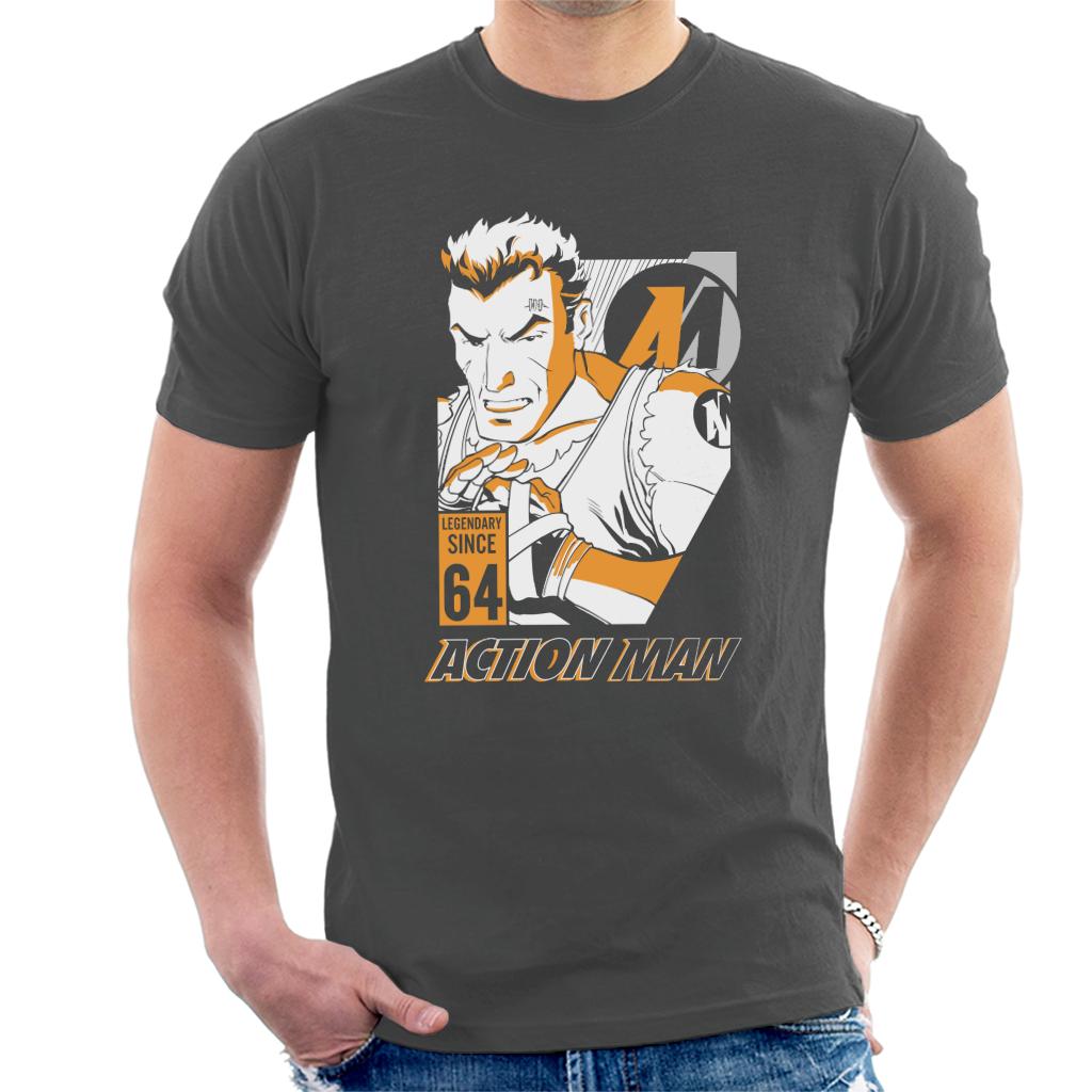 Action Man Cartoon Fight Pose Men's T-Shirt product image 4