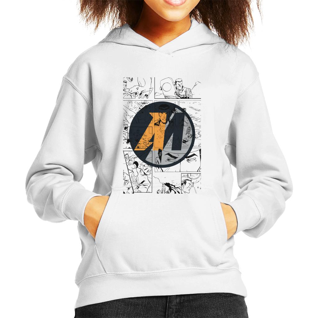 Action Man Comic Strip M Logo Kid's Hooded Sweatshirt product image 4