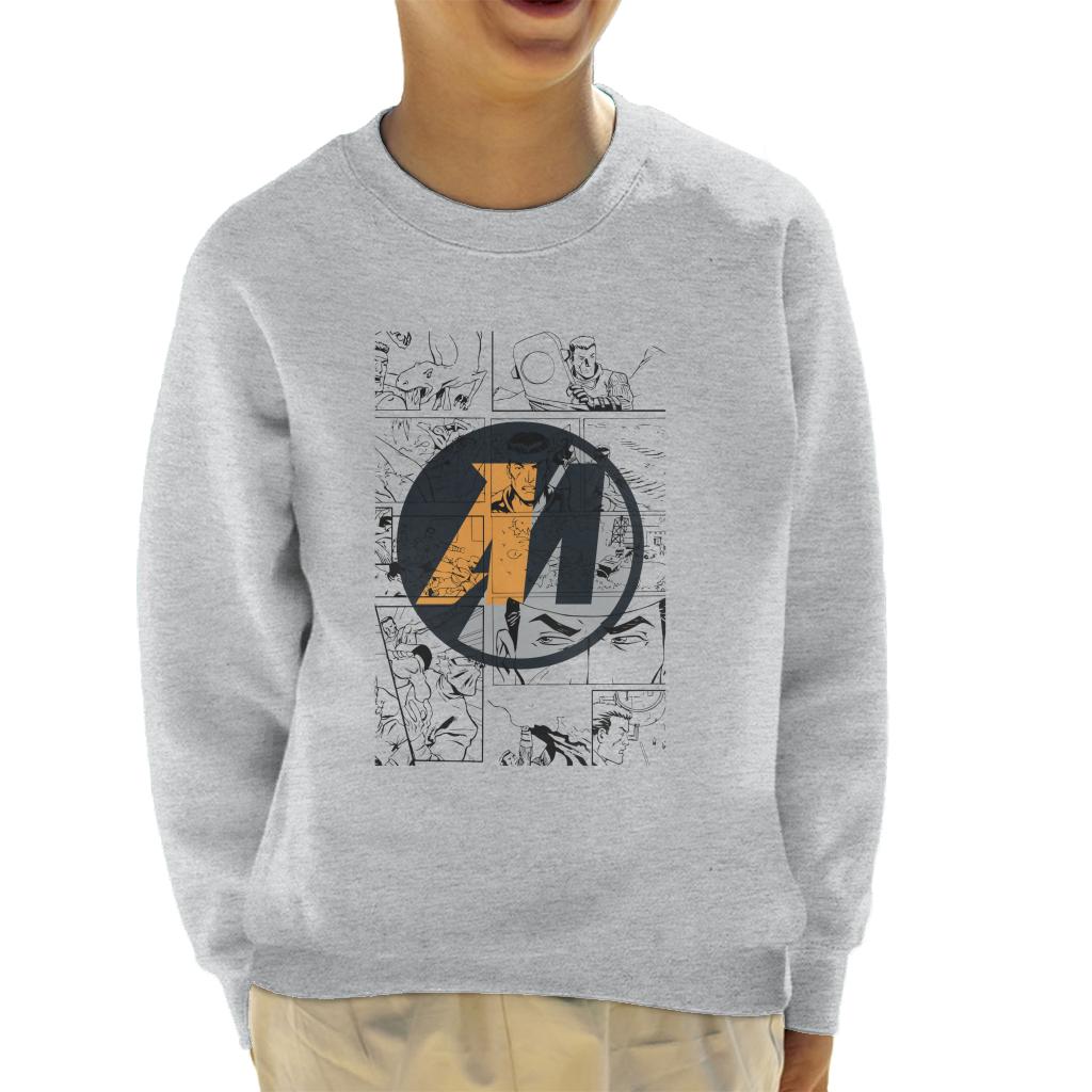 Action Man Comic Strip M Logo Kid's Sweatshirt product image 1