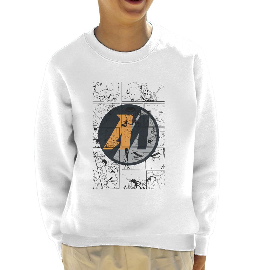 Action Man Comic Strip M Logo Kid's Sweatshirt product image 4