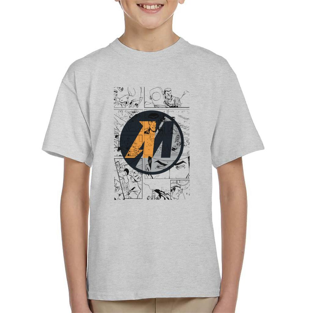 Action Man Comic Strip M Logo Kid's T-Shirt product image 1