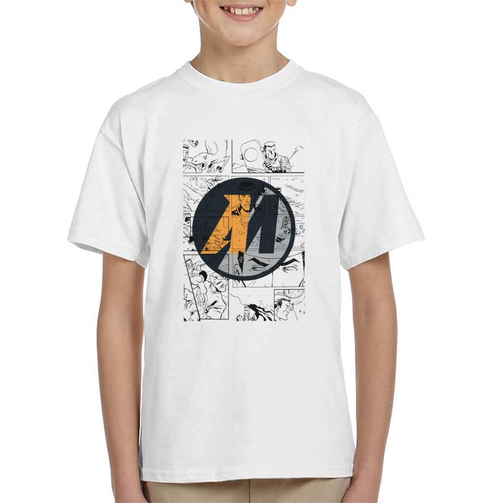 Action Man Comic Strip M Logo Kid's T-Shirt product image 4