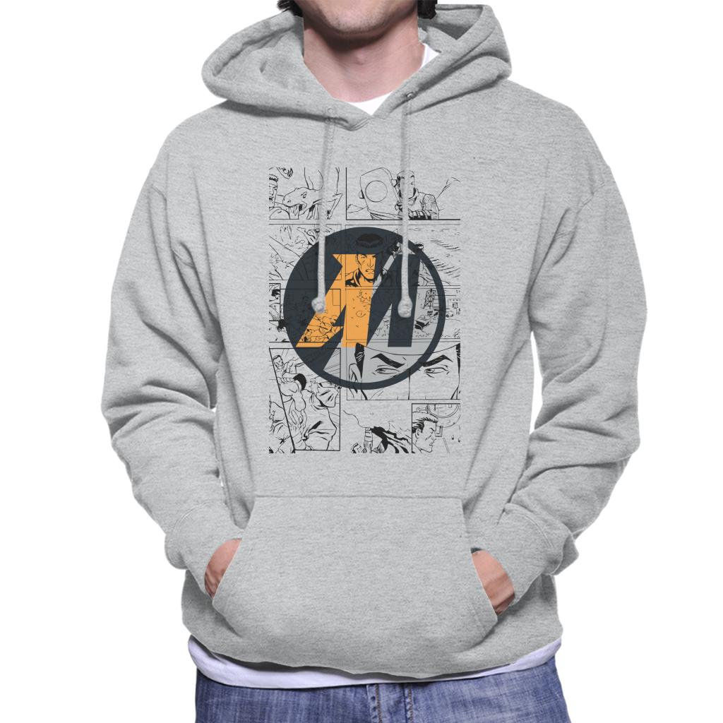 Action Man Comic Strip M Logo Men's Hooded Sweatshirt product image 1