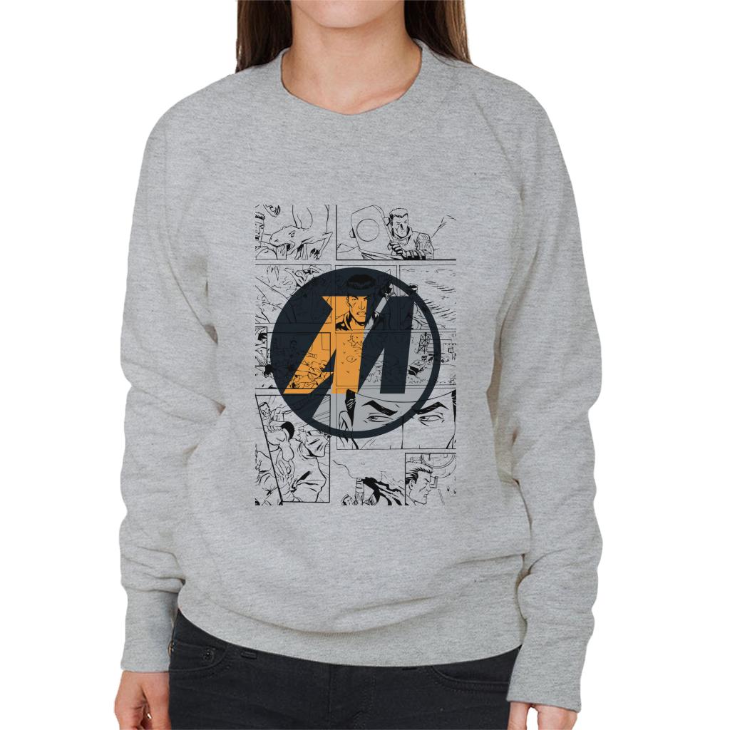 Action Man Comic Strip M Logo Women's Sweatshirt product image 1