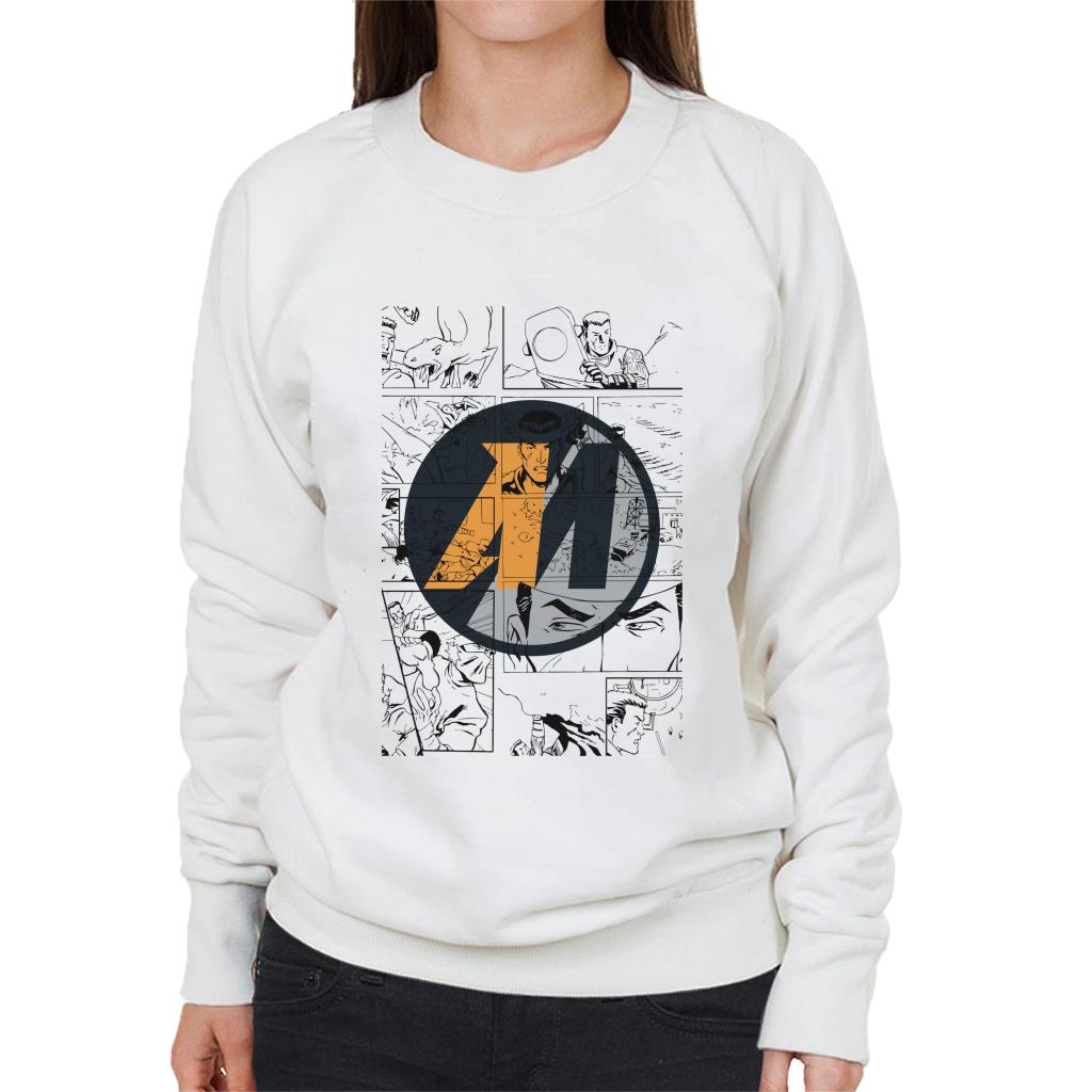 Action Man Comic Strip M Logo Women's Sweatshirt product image 4