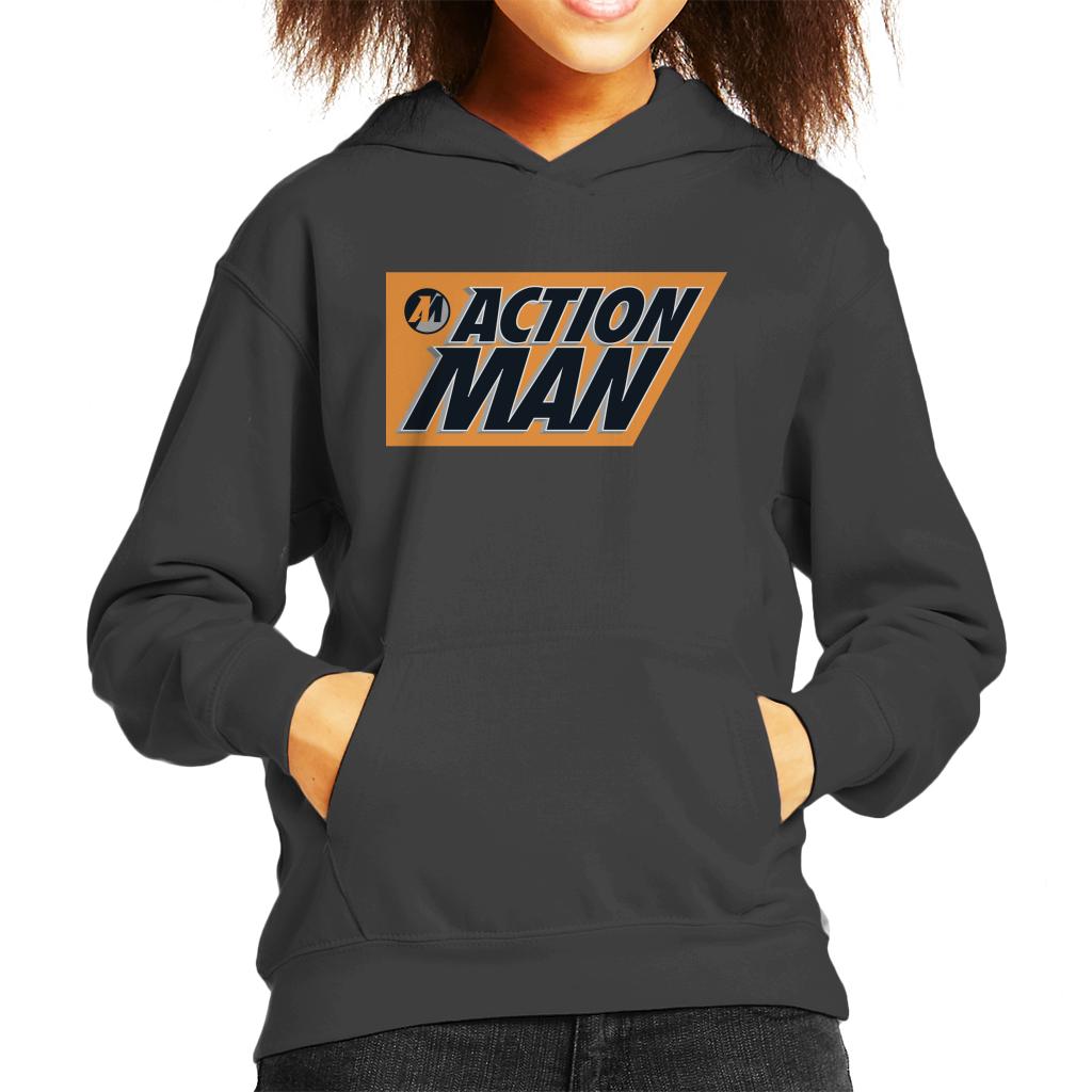 Action Man 90s Comic Book Logo Kid's Hooded Sweatshirt product image 1