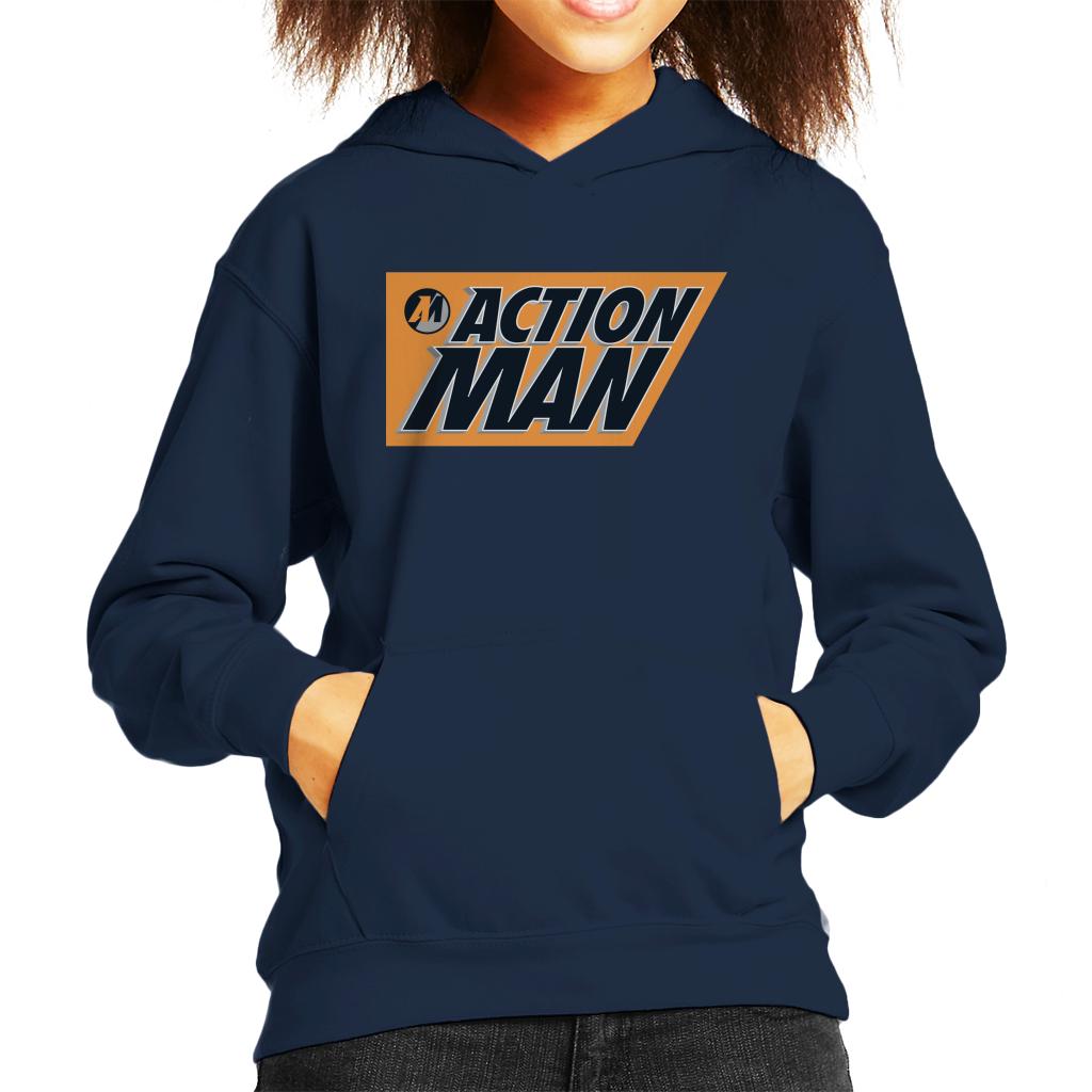 Action Man 90s Comic Book Logo Kid's Hooded Sweatshirt product image 4
