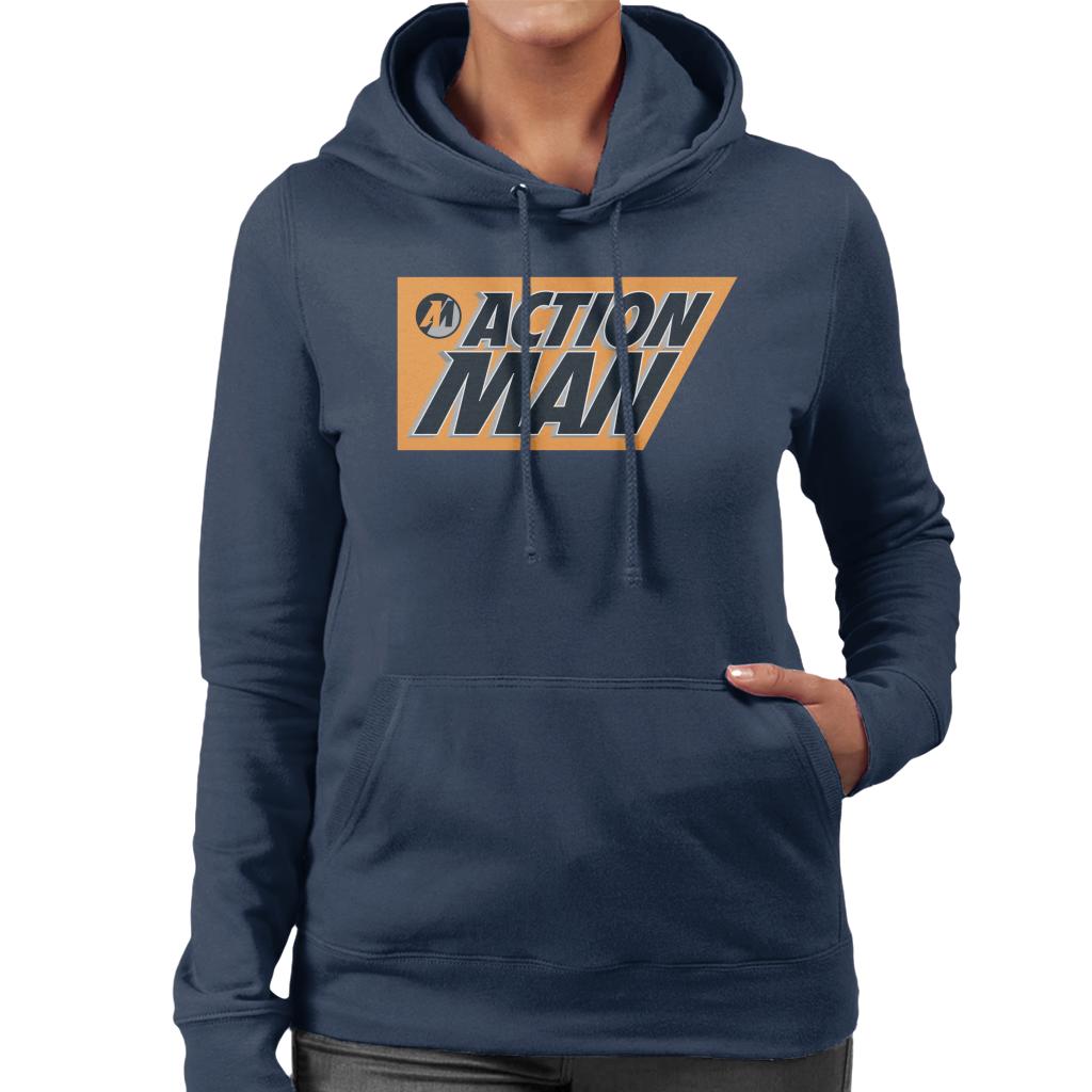 Action Man 90s Comic Book Logo Women's Hooded Sweatshirt product image 4