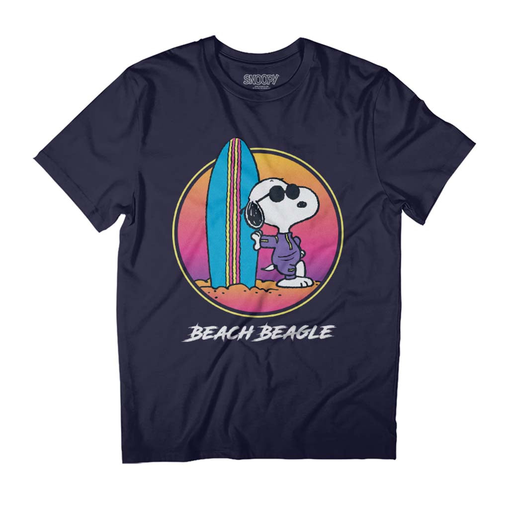 Peanuts Beach Beagle Surf Snoopy Men's T-Shirt product image 1