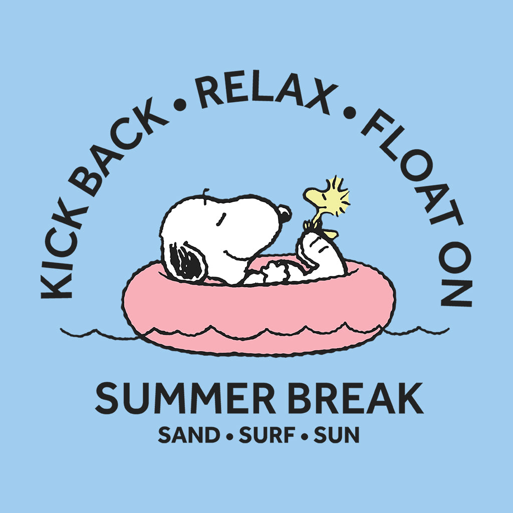 Peanuts Summer Break Sand Surf Sun Snoopy Men's T-Shirt product image 2