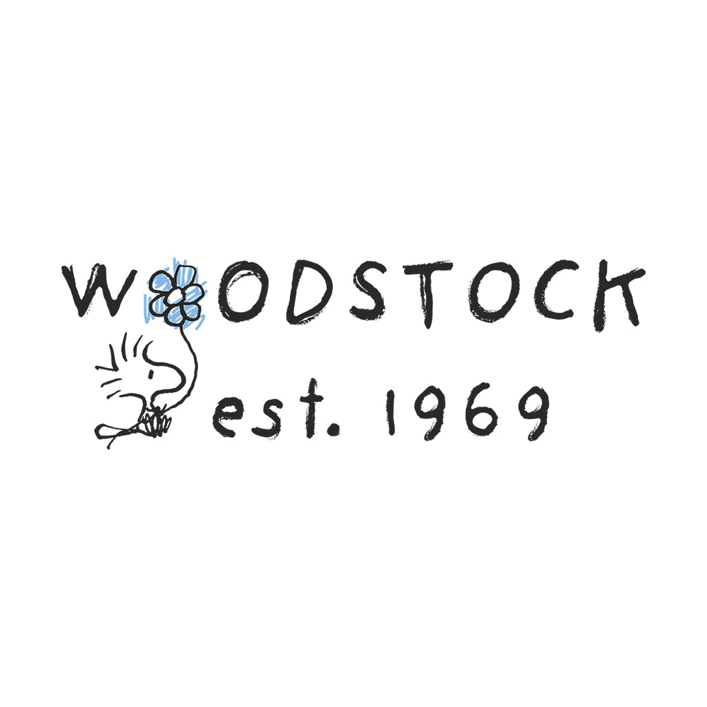 Peanuts Woodstock Flower Est 1969 Men's T-Shirt product image 2