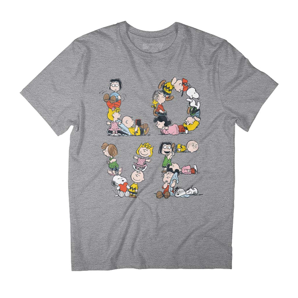 Peanuts Love Letters Snoopy & Gang Men's T-Shirt product image 1
