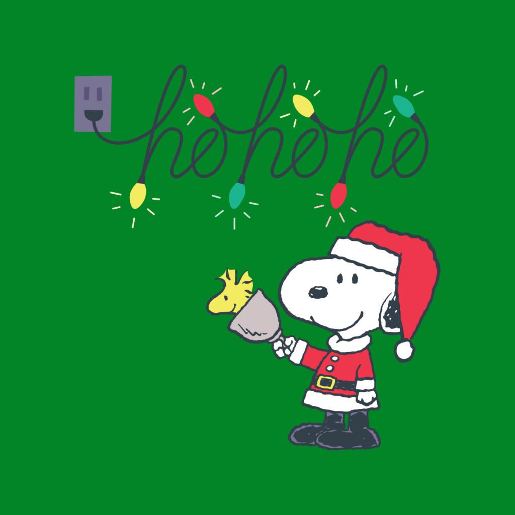 Peanuts Christmas Santa Snoopy Ho Ho Ho Men's T-Shirt product image 5