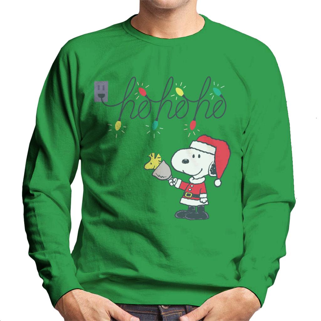 Peanuts Christmas Santa Snoopy Ho Ho Ho Men's Sweatshirt product image 4