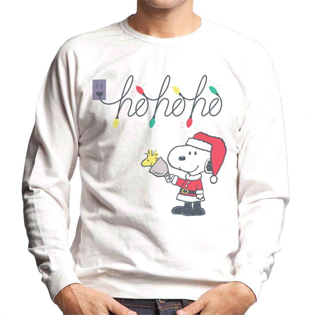 Peanuts Christmas Santa Snoopy Ho Ho Ho Men's Sweatshirt product image 1