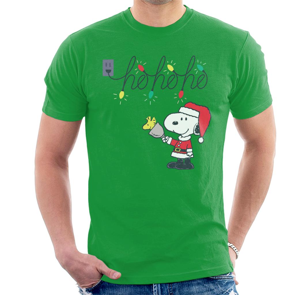 Peanuts Christmas Santa Snoopy Ho Ho Ho Men's T-Shirt product image 4