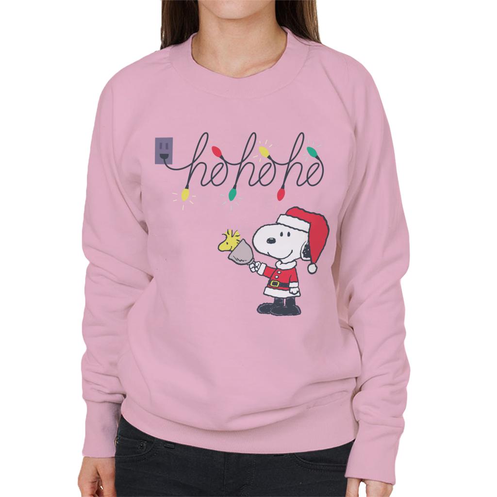 Peanuts Christmas Santa Snoopy Ho Ho Ho Women's Sweatshirt product image 6