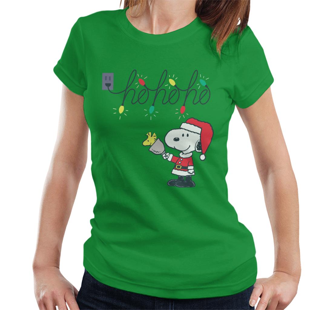 Peanuts Christmas Santa Snoopy Ho Ho Ho Women's T-Shirt product image 4
