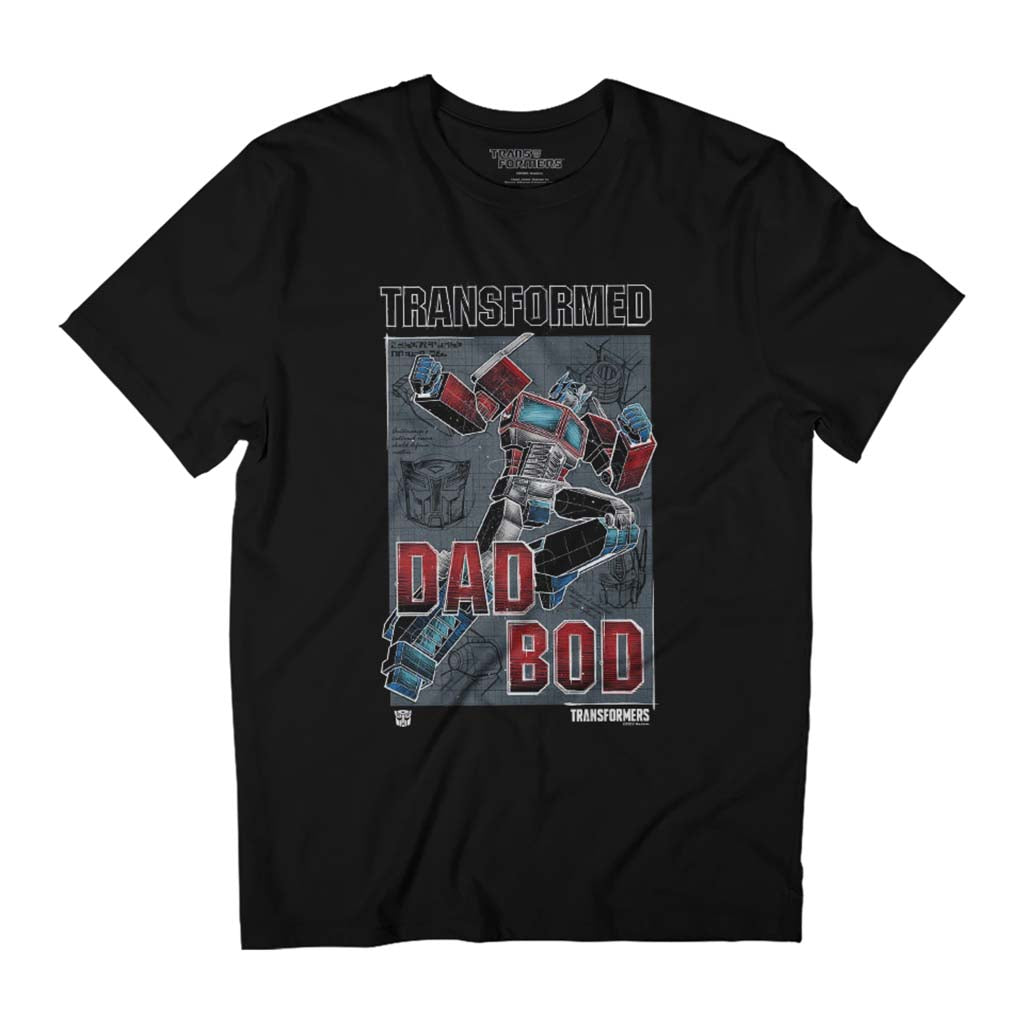 Transformers Fathers Day Optimus Prime Dad Bod Men's T-Shirt product image 1