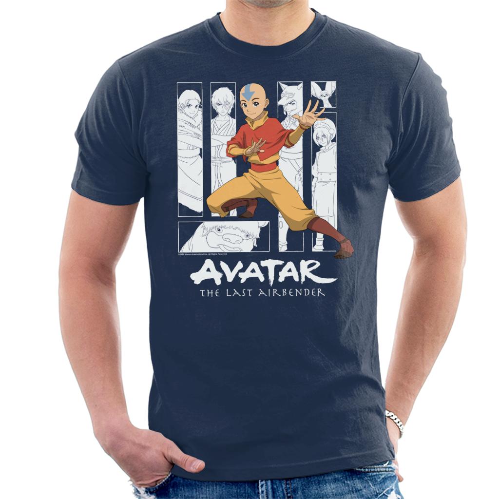 Avatar The Last Airbender Aang Character Montage Men's product image 1