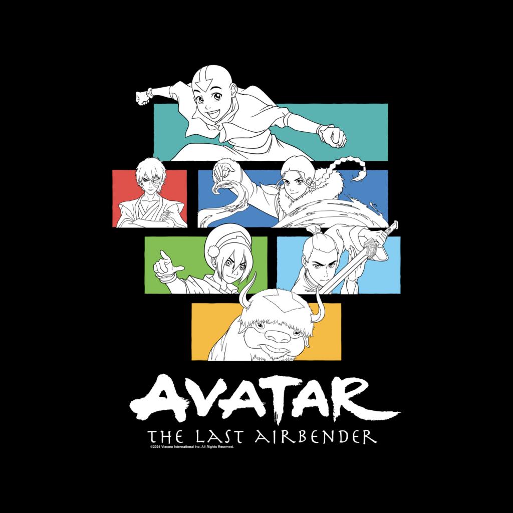 Avatar The Last Airbender Colour Block Characters Men's product image 2