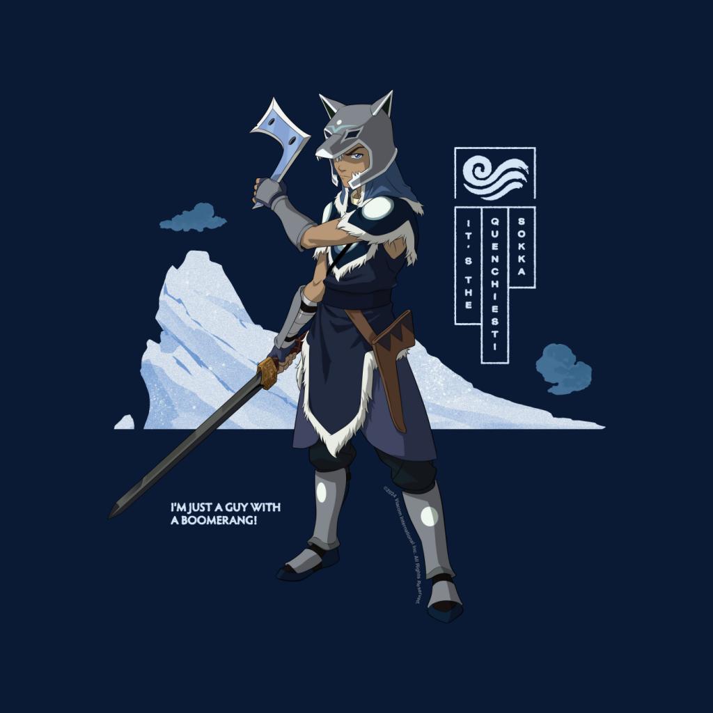 Avatar The Last Airbender Sokka Water Tribe Warrior Men's product image 2