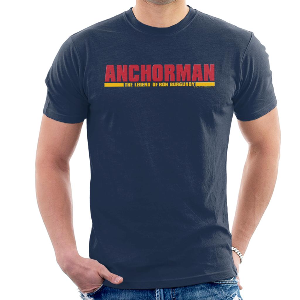 Anchorman The Legend Of Ron Burgundy Colour Logo Men's product image 1
