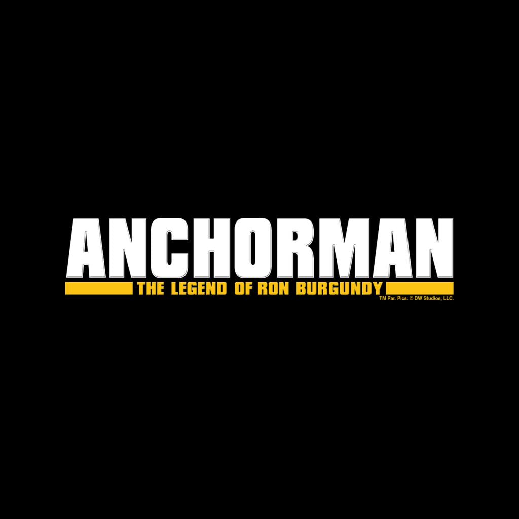 Anchorman The Legend Of Ron Burgundy White Yellow Text product image 2