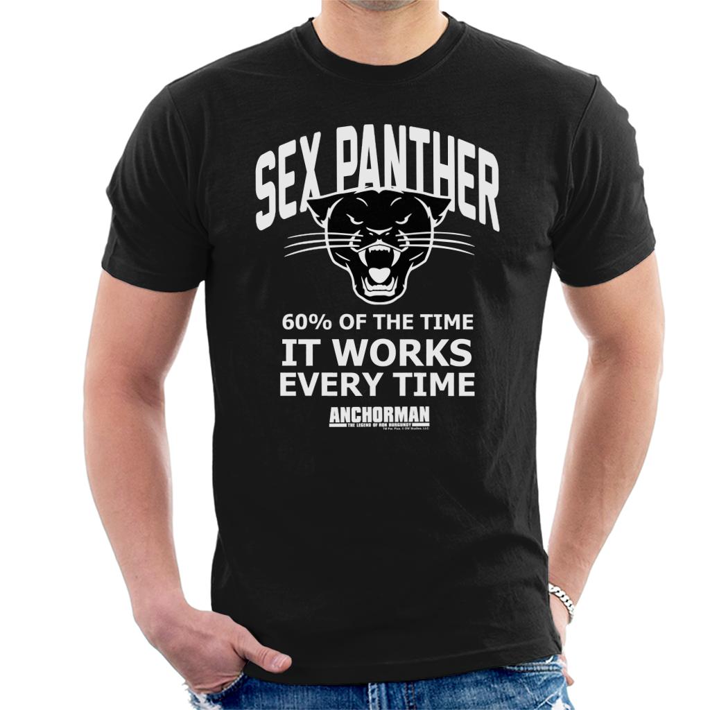 Anchorman Sex Panther Cologne Works Every Time Men's T-Shirt product image 1