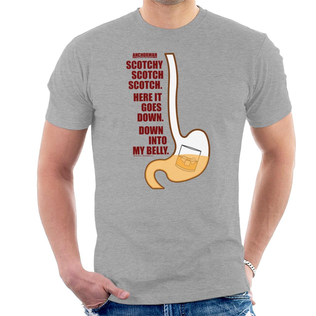 Anchorman Scotchy Scotch Ron Burgundy Quote Men's T-Shirt product image 1