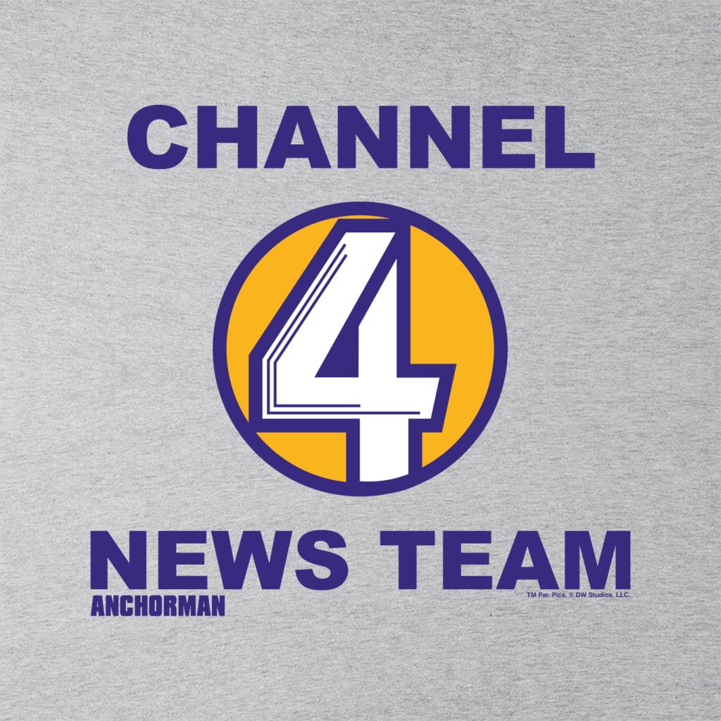 Anchorman Channel 4 News Team Logo Men's T-Shirt product image 2
