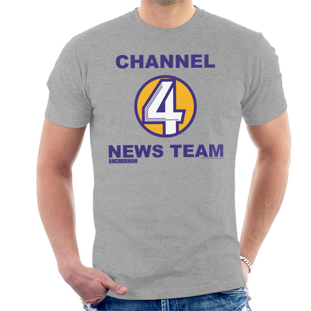 Anchorman Channel 4 News Team Logo Men's T-Shirt product image 1