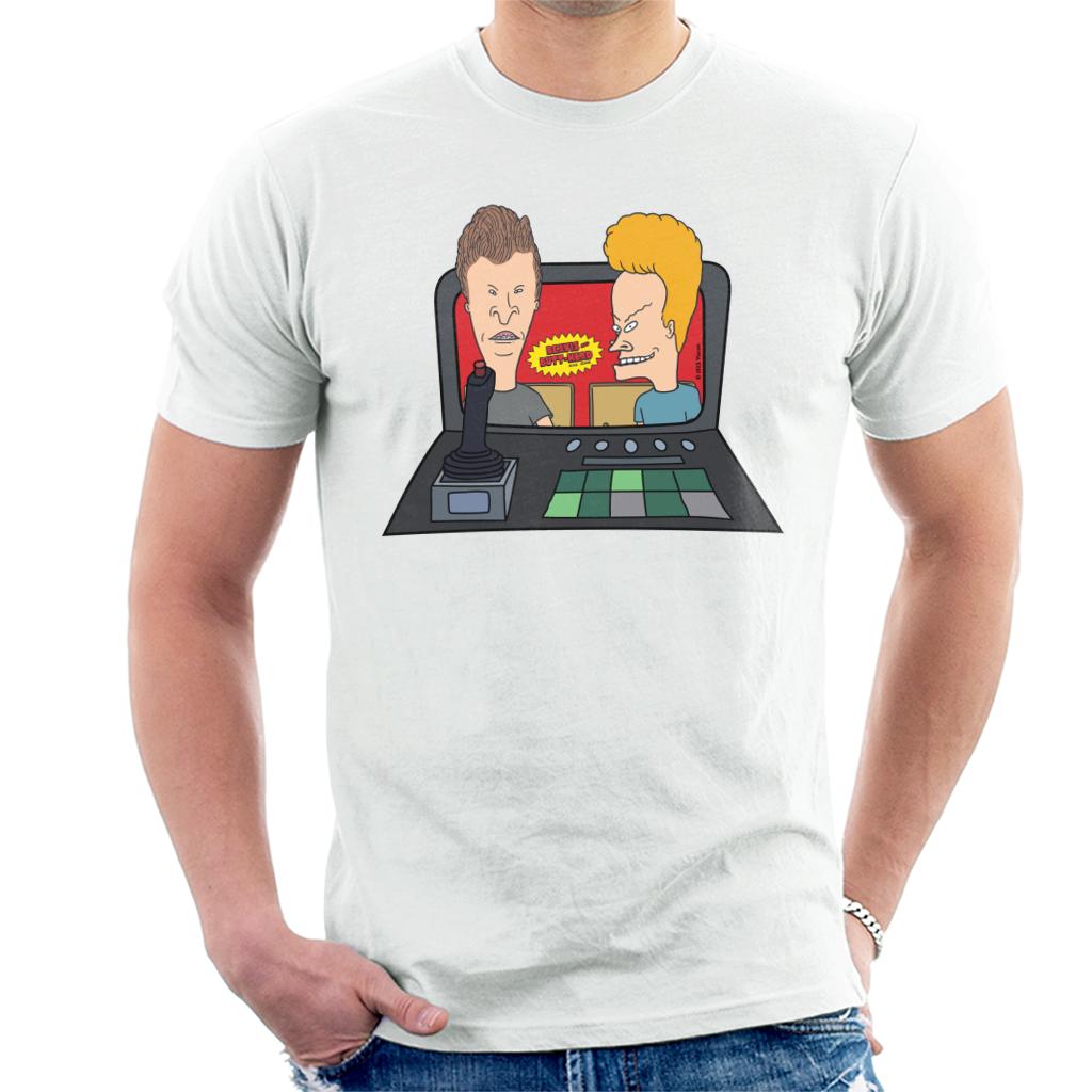 Beavis & Butt-Head Computer Console And Screen Men's T-Shirt product image 1