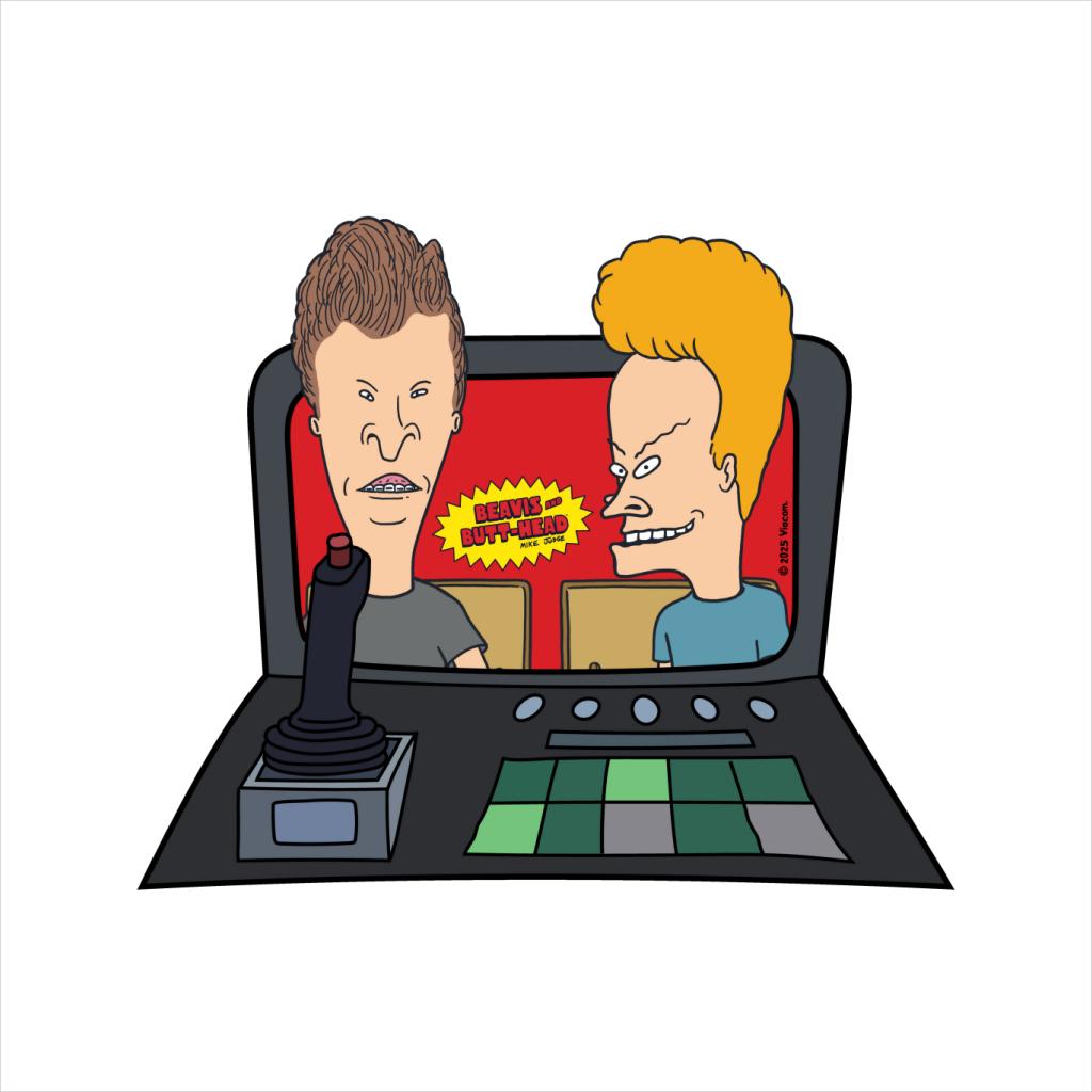 Beavis & Butt-Head Computer Console And Screen Men's T-Shirt product image 2