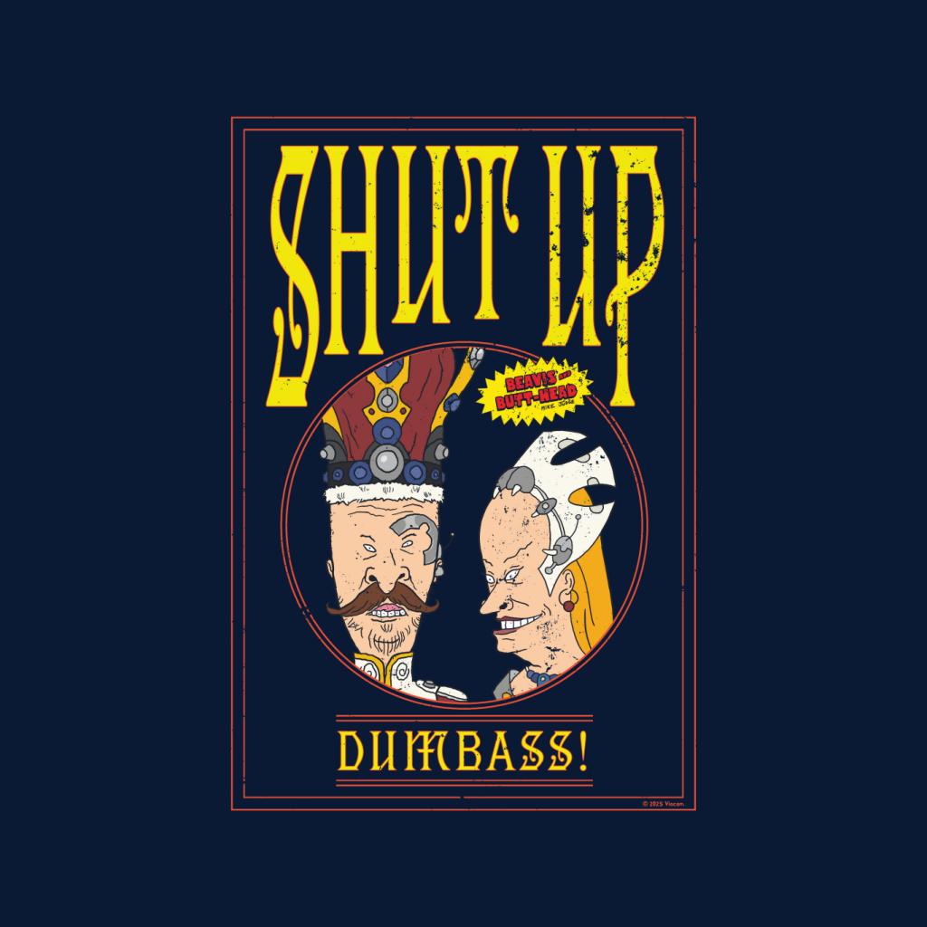 Beavis & Butt-Head King Queen Shut Up Quote Men's T-Shirt product image 2