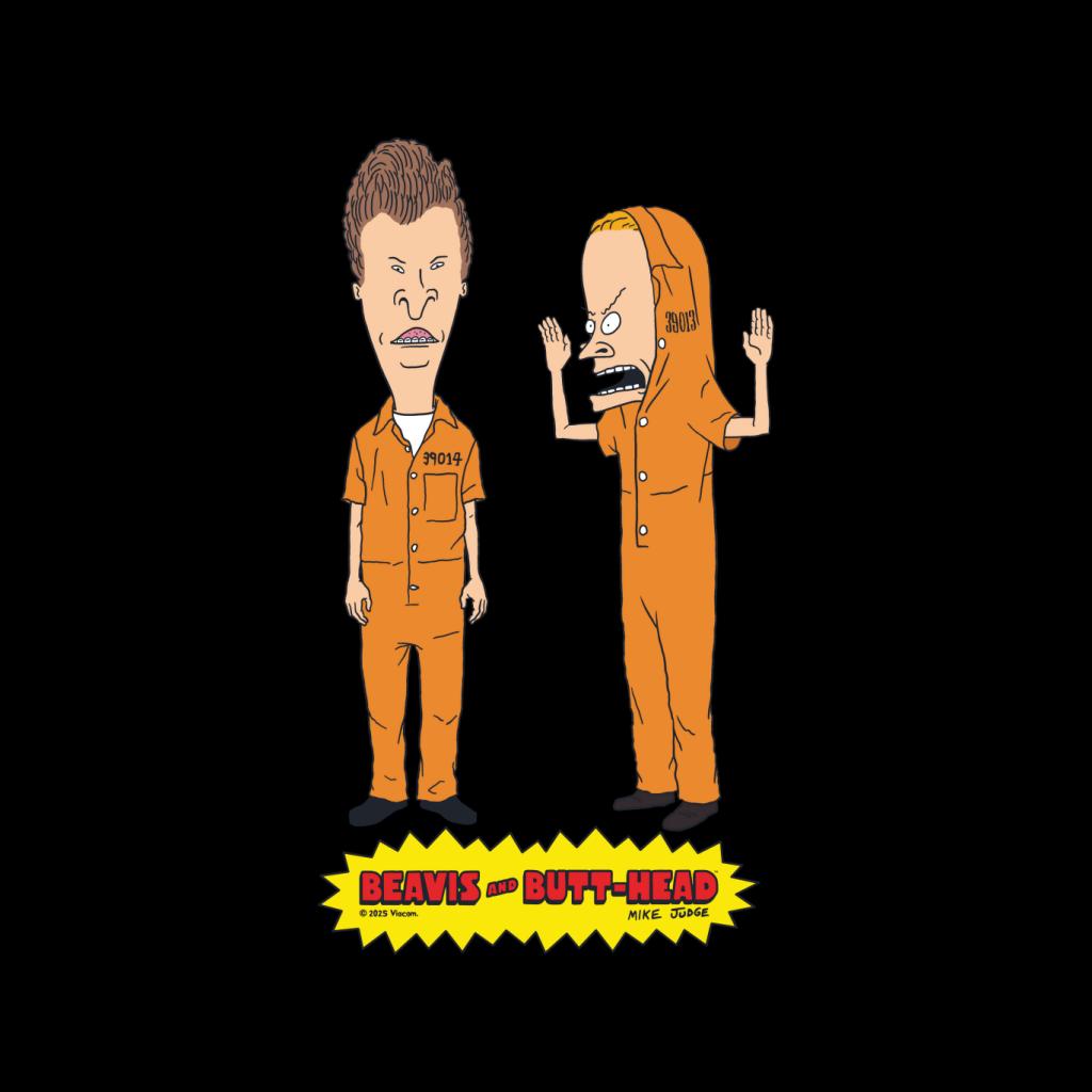 Beavis & Butt-Head Orange Prisoner Jumpsuits Men's T-Shirt product image 2