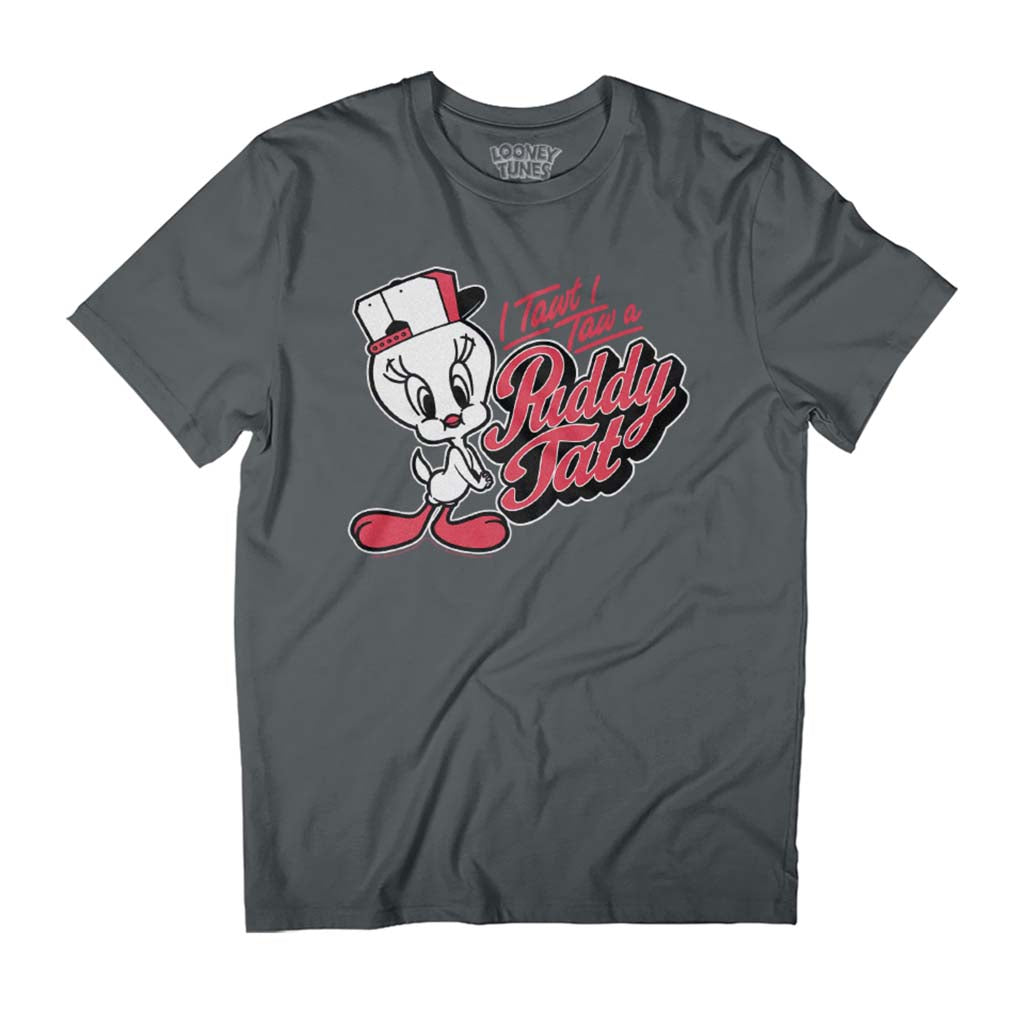 Looney Tunes Tweety Pie Baseball Puddy Tat Men's T-Shirt product image 1