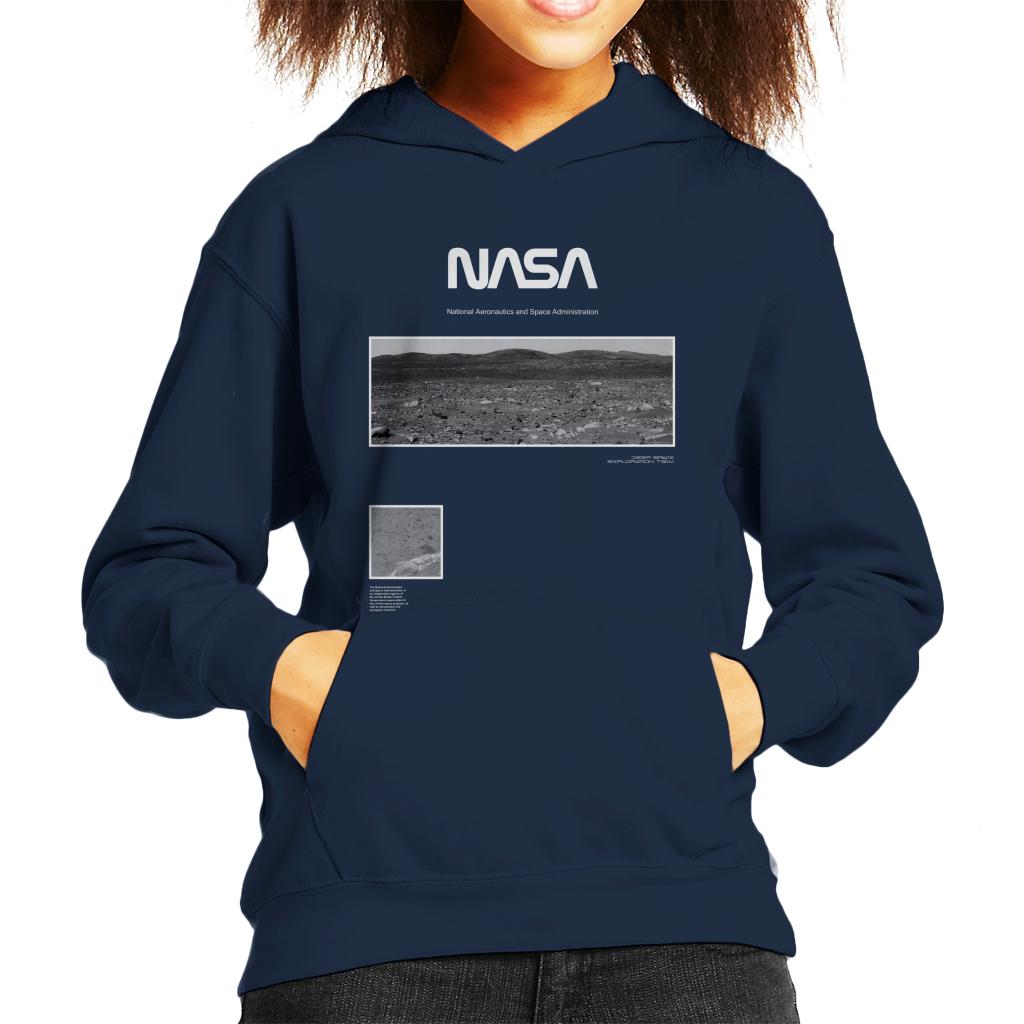 NASA Deep Space Exploration Team Kid's Hooded Sweatshirt product image 6