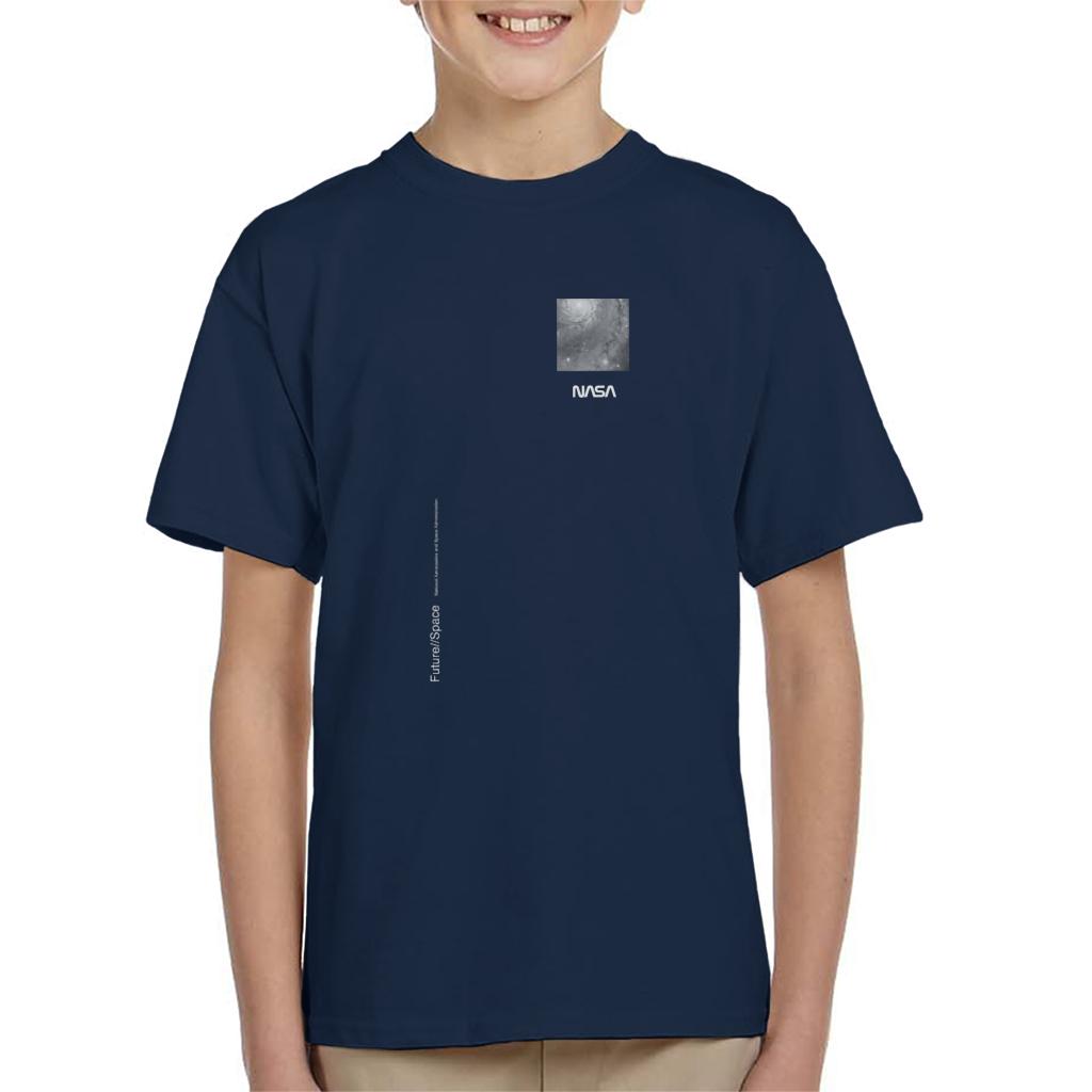 NASA Future Space Vertical Text Kid's T-Shirt product image 6