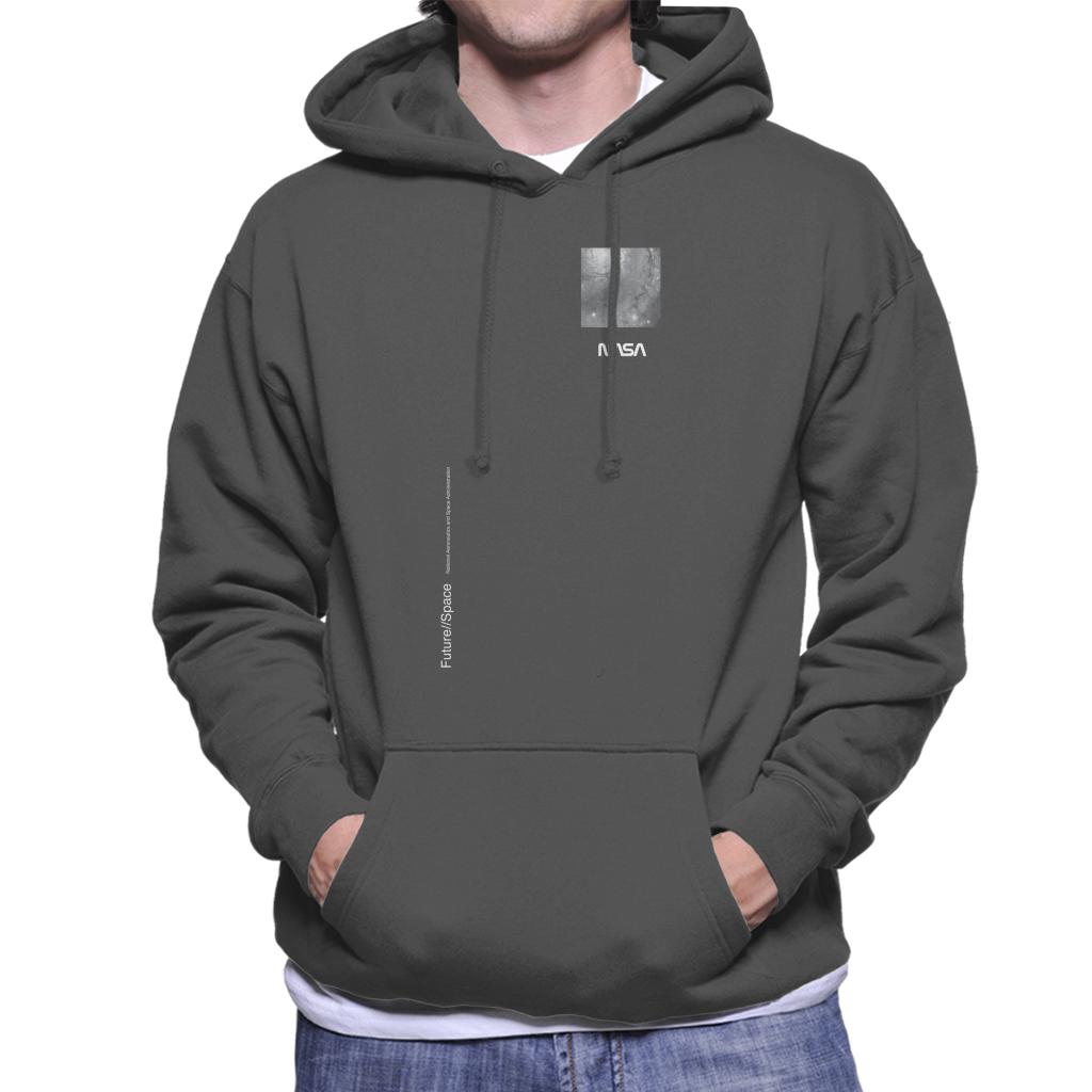 NASA Future Space Vertical Text Men's Hooded Sweatshirt product image 4