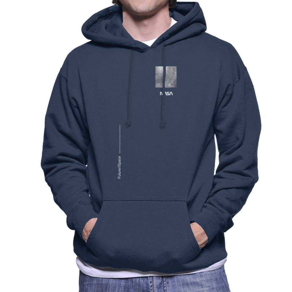 NASA Future Space Vertical Text Men's Hooded Sweatshirt product image 6