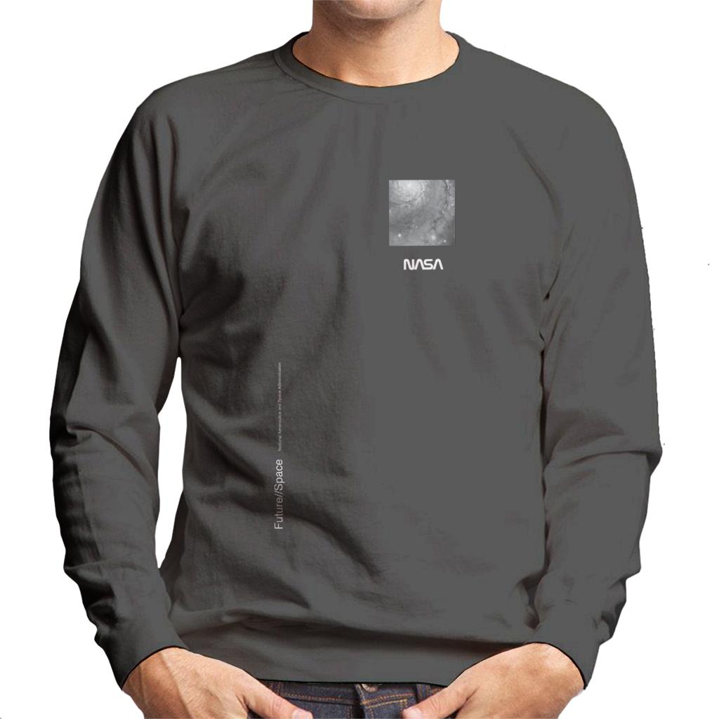 NASA Future Space Vertical Text Men's Sweatshirt product image 4